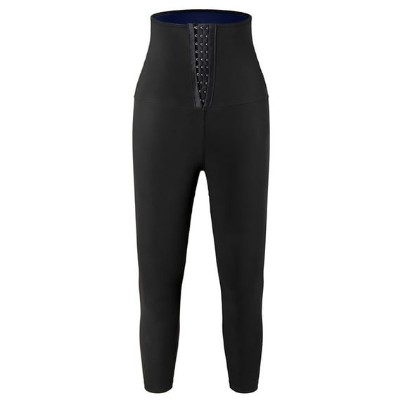 Workout Leggings For Women Sweat Sauna Pants High Waist Trainer Compression Body Shaper Thighs Leggings For Women Tummy Control