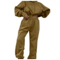thumbnail image 1 of BJUTIR Womens Casual Activewear Sets Two Piece Outfits Top Jacket And Elastic Waistband Pant Sweatsuit Tracksuit Sets, 1 of 9