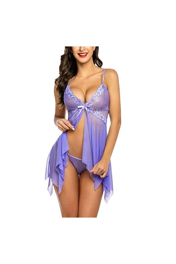 Womens Lingerie Sets Bra And Panty Jumpsuit Fashion Lace Underwear Sleepwear Pajamas Garter