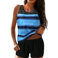 thumbnail image 1 of BJUTIR Womens Swimsuits Tankini Swimsuits For With Shorts Two Piece Bathing Suits Racerback Tank Tops Swimwear, 1 of 9