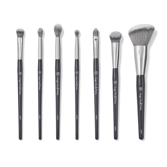 Flytod BK Beauty Brush - Brush Set (7PC) - Viral Under-Eye Concealer, Eye Shadow, Bronzer, Blush & Highlighter Makeup Brushes