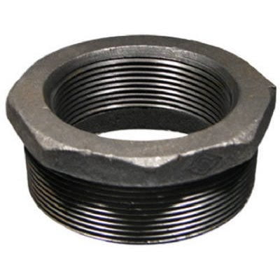 BK Black Pipe Fitting, Hex Bushing, Malleable Iron Fitting, 3 x 2-In.