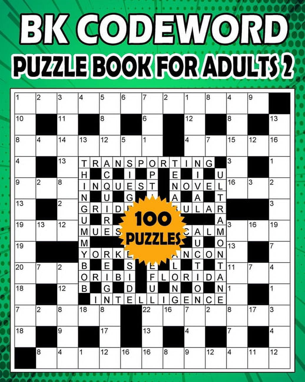 BK Codeword puzzle book for adults 2: Large print codebreaker puzzle ...