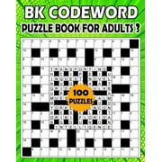 BK Codeword puzzle book for adults 3 codebreaker puzzle book for adults & seniors - 100 Puzzle from BK Bouchama, Paperback