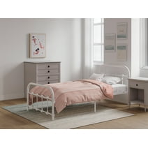 BK Furniture Melissa Metal Bed, Twin, Multiple Colors
