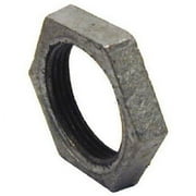 BK Galvanized Metal Pipe Fitting, Lock Nut, 2-In.
