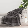 thumbnail image 1 of Berkshire Life Reversible Printed Hampshire Soft Throw Blanket, Glacier Fair Isle, 1 of 7