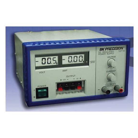 BK Precision 1671A 30V/5A, 12V/0.5A, 5V/0.5A Triple Output DC Power Supply