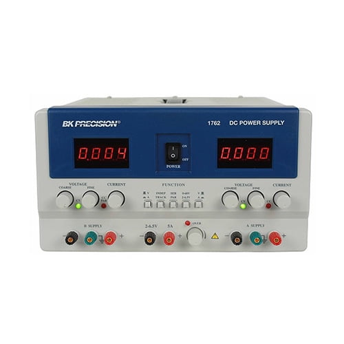 BK Precision 1762 (2)60V/2A, (1)4-6.5V/4A Triple Output DC Power Supply