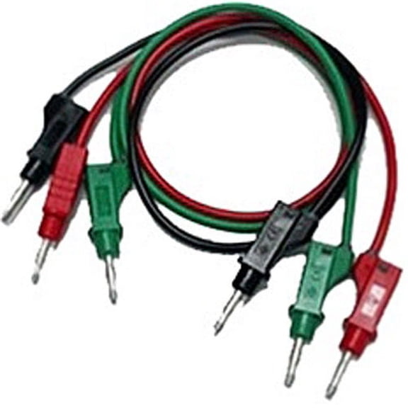 BK Precision TL 9120 50cm Stacking Retractable Sleeve Plug Output Cable Kit