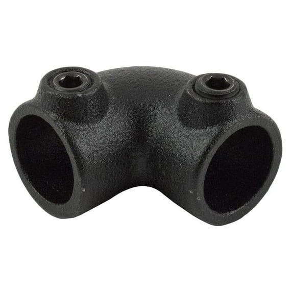 BK Products 0.75 in. 90 Degree Structural Pipe Fitting Elbow, Black