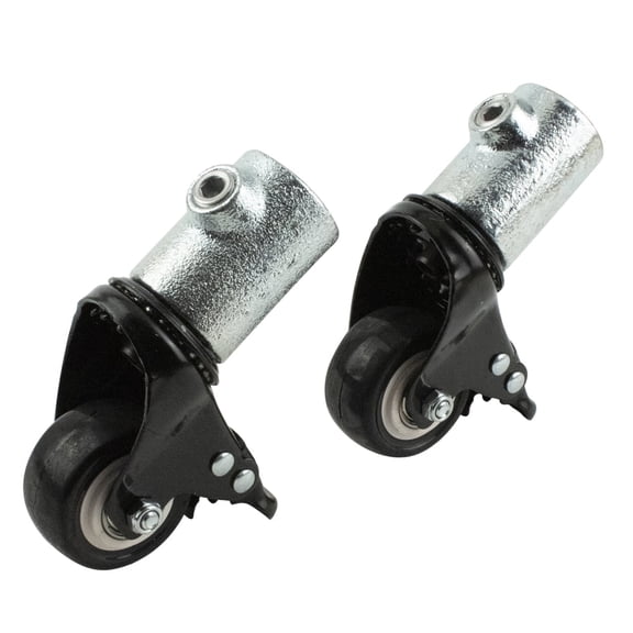 BK Products 2" Galvanized Swivel Coupling Casters For 3/4" SteelTekâ„¢ Pipe 2 Count