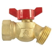 ProLine Brass Hose Bibb - 3/4 In. FIP, Durable, Plumbing Hose Bib