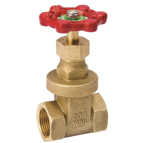 ProLine 3/8 In. FIP x 3/8 In. FIP Brass Low Lead Gate Valve 100-002NL