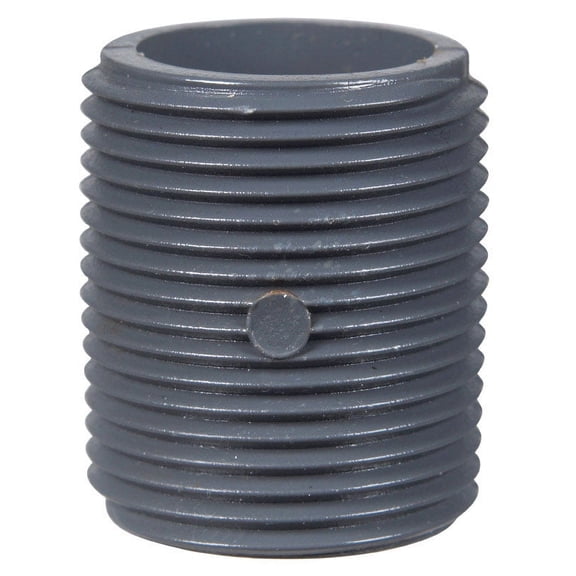B & K Pvc Nipple 1-1/2 " Gray Schedule 80