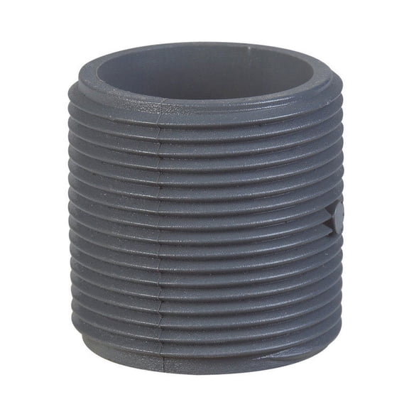 B&K 1-1/4 In. MIP x Close Schedule 80 PVC Nipple 406-001