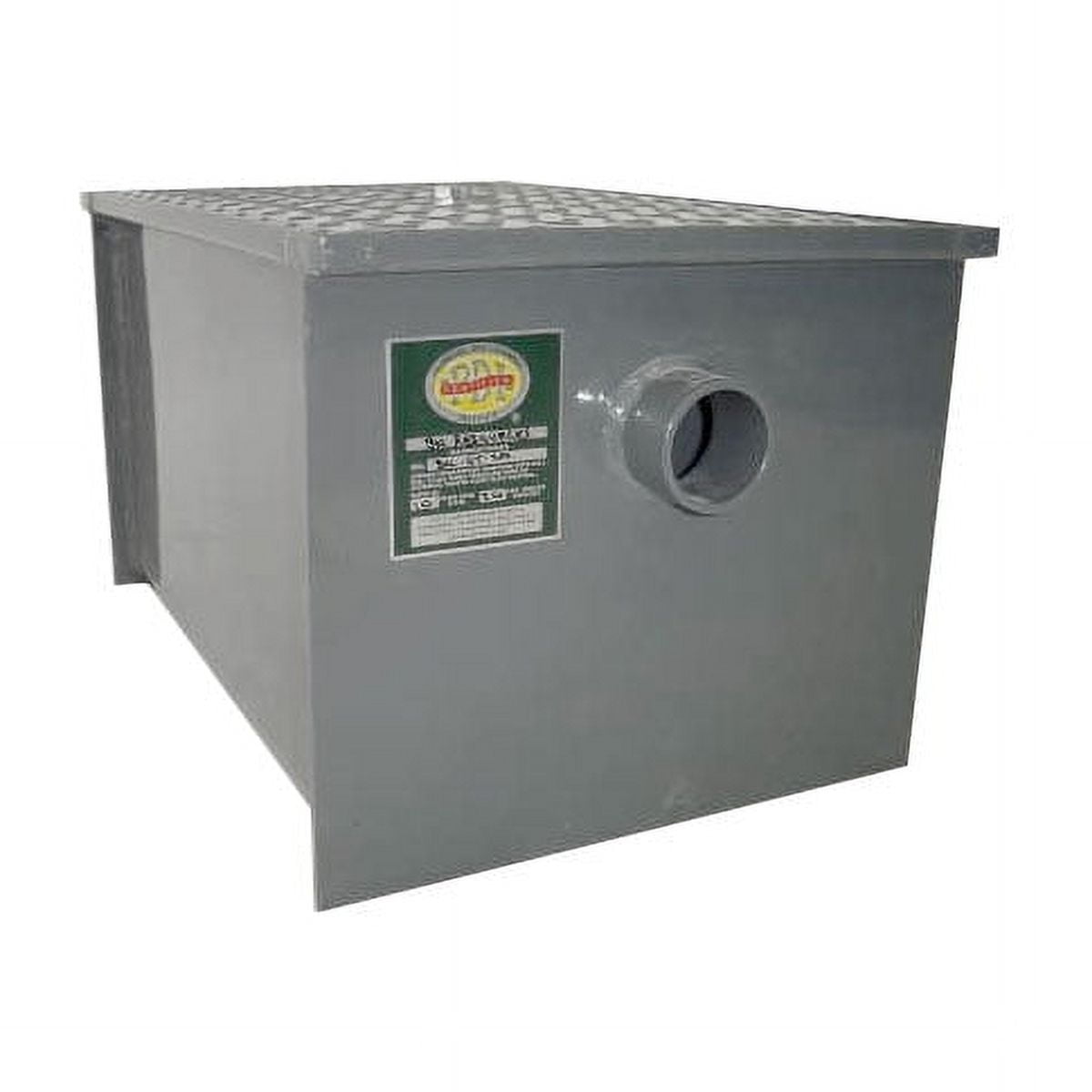 BK Resources GT-40 Carbon Steel Grease Trap - 40 lb Grease Capacity