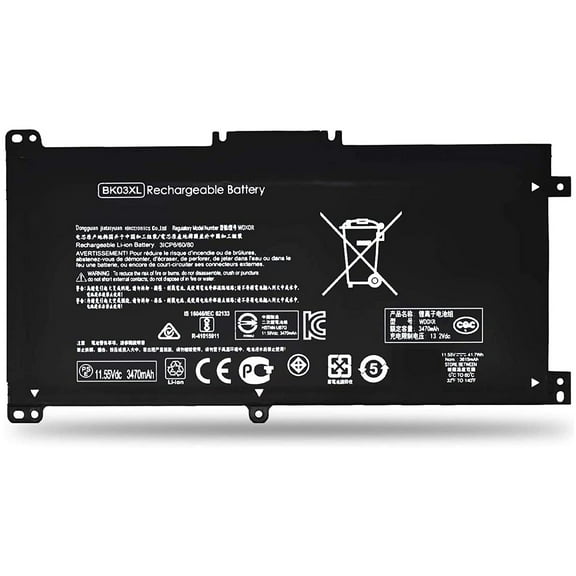BK03XL Laptop Battery for HP Pavilion X360 14-BA000 14-BA100NG 14-BA125CL 14-BA025NS 14-BA050TX 14-BA160TX 14-BA175NR 14-BA253CL 14M-BA013DX 14M-BA015DX 14M-BA114DX 916366-421 916811-855 HSTNN-LB7S