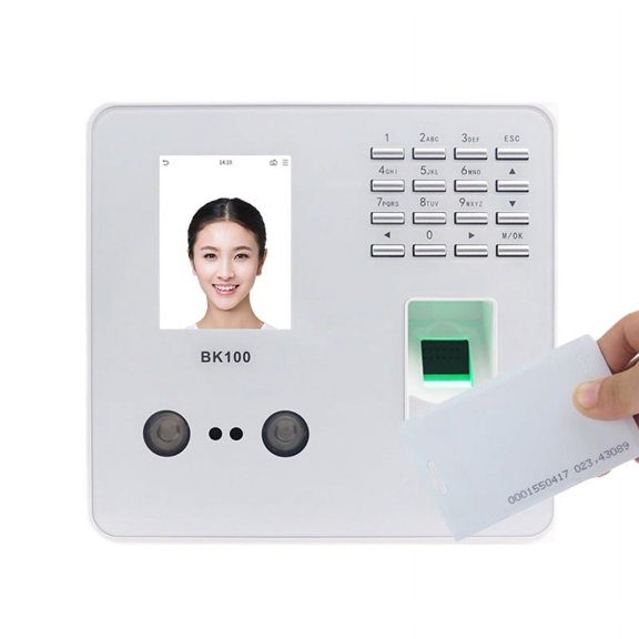 BK100 /IP Biometric Fingerprint Face Recognition Employee Time Attendance Machine With Keyboard Time Clock Recorder - Efficient Management
