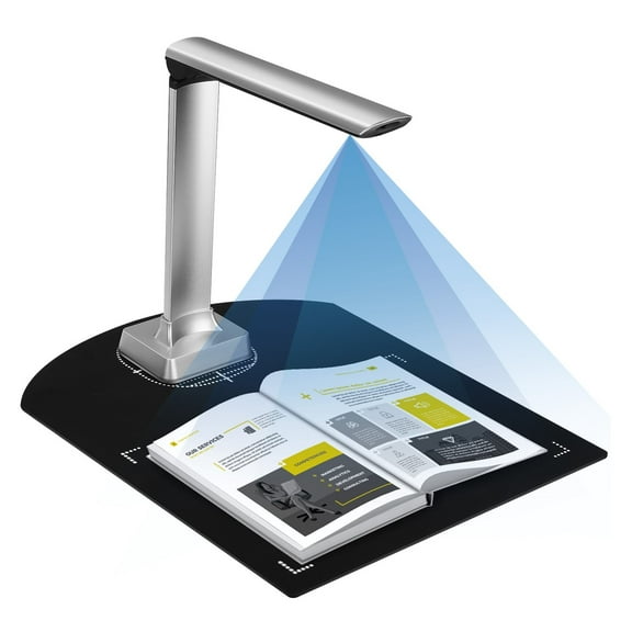 BK31 HD 10MP A4 Book Camera With 4 LED Fill Lights Portable Document Scanner, Auto-correction For File Card Passport Recognition ,Easy to Use