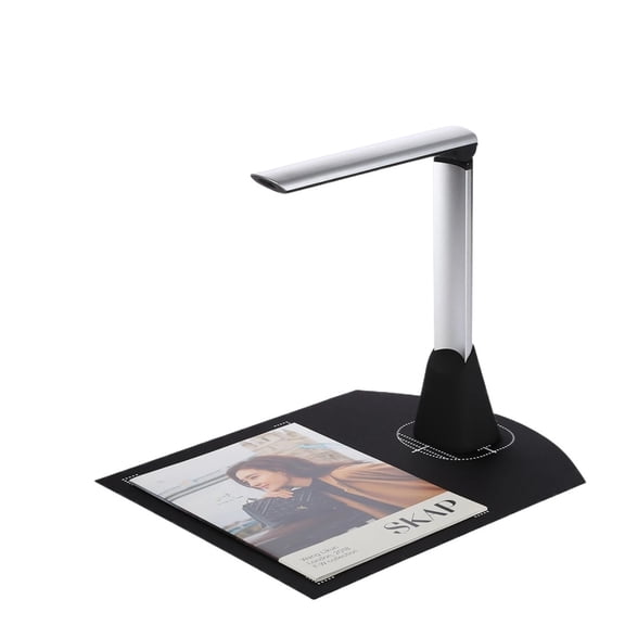 BK34 Portable Document Camera Scanner High Speed 5MP Max A4 Size Book Scanner with LED Support for Office