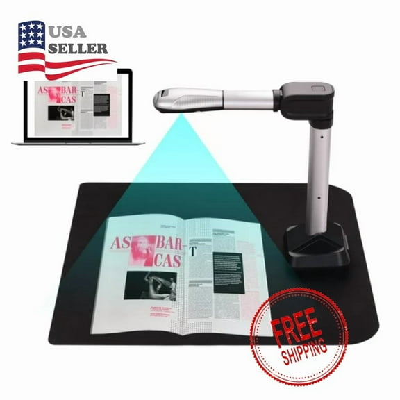 BK51 Overhead Document Camera Scanner Height Adjustable Folding Portable Capture Size A3 HD 16 MP