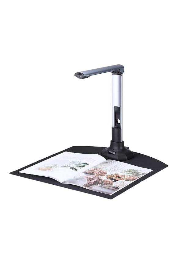 BK52 Portable Book & Document Camera Scanner, Capture A3 HD USB 2.0 Scanner With LED Light For ID Cards Passport Books Watermark ,Built-In Convenience