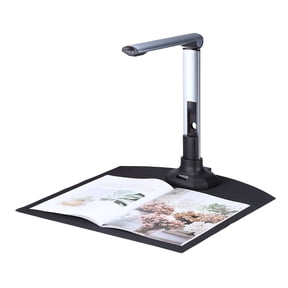 BK52 Portable Book & Document Camera Scanner, Capture A3 HD USB 2.0 Scanner With LED Light For ID Cards Passport Books Watermark ,Easy to Use