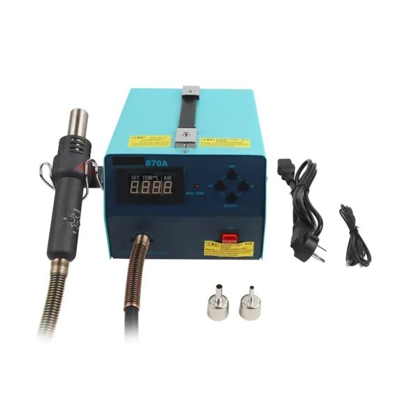 BK870A Hot Air Rework Station with Diaphragm Pump and 3-Digit LED, 1 Pack ,Repair Gear
