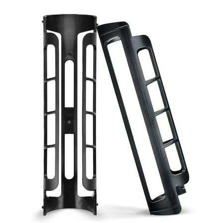 BKBP 2PCS Coffee Pod Holder for K-Cup, Side Mount K Cup Storage, Coffee Pod Organizer, Perfect for Small Counters (2 Pack | for 10 K-Cups, Black)