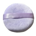 thumbnail image 1 of BKBP 3pcs Large Loose Powder Cushion Puff Pure Cotton Powder Puff 5 Inch Body Powder Puff Applicator for Loose Powder Body Powder Cosmetic Foundation Sponges White, Light Purple, 1 of 4