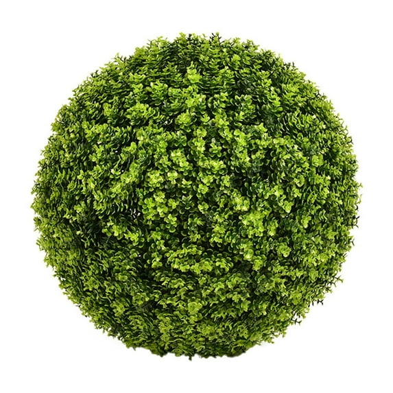 ​BKBP Artificial Boxwood Topiary Realistic UV-Resistant Faux Plants for Backyard Balcony Garden Wedding Home Office Décor, 7 Size Options