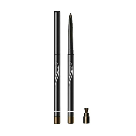 BKBP Black Gel Eyeliner for Older Women, Waterproof Smudge-Proof Retractable Eyeliner Pencil, Long Lasting, Matte Cream Eyeliner Waterline with Sharpener, Eye Liner for Mature Women Sensitive Eyes