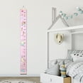 thumbnail image 1 of BKBP Children's Cartoon Baby Kids Growth Chart Record Wood Frame Height Measurement Ruler Wall Sticker Hanging Height Stickers Room Wall Decoration, 1 of 10