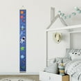 thumbnail image 1 of BKBP Children's Cartoon Baby Kids Growth Chart Record Wood Frame Height Measurement Ruler Wall Sticker Hanging Height Stickers Room Wall Decoration, 1 of 9