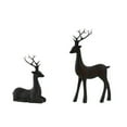 thumbnail image 1 of HCTSHG Christmas Reindeer Sculpture, Resin Deer Christmas Decoration, Black Resin Elk Statues for Home Decor, Ideal for Living Room, Bedroom, Office, Bookshelf, and Desk Ornaments, 1 of 2