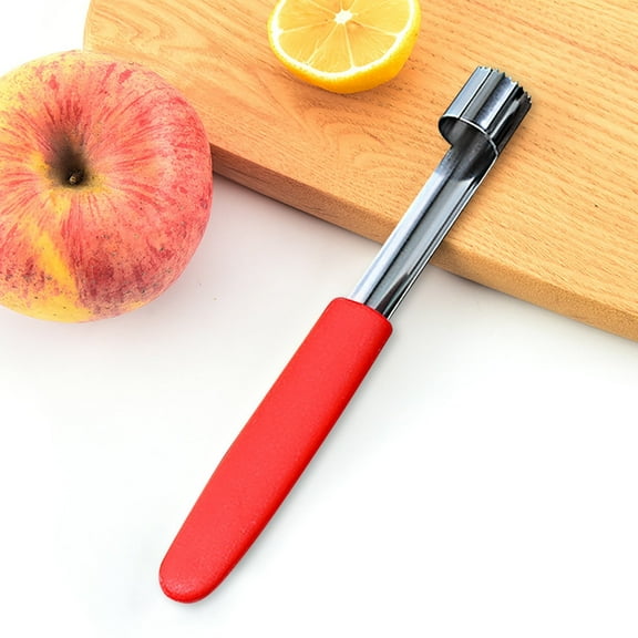 BKBP Cupcake Corer, Fruit Vegetable Core Remover, Profession Healthy Stainless Steel Apple Remover Household Kitchen Tool for Pears, Bell Peppers, Stainless Steel Coring Tool for Home Kitchen