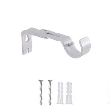 BKBP Curtain Rod Brackets for Adjustable, Premium Rod Bracket for Walls, Curtain Rod Holder, Drapery Rod Holders Hardware Window Curtain Rod Support Hanger for 1 Inch Rod