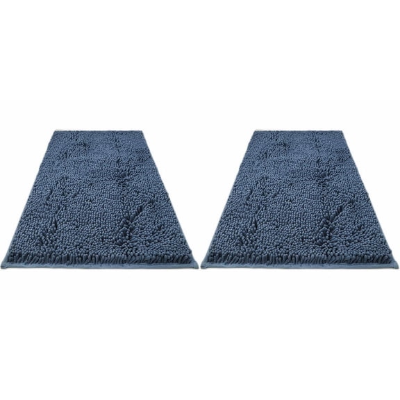 BKBP Dog Door Mat for Muddy Paws, Absorbent & Non-Slip Washable Mat, Dirt Trapping Entryway Rug for Indoor Use, Perfect for Dogs & Pets, Easy to Clean & Durable (2 Size Options)