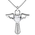 thumbnail image 1 of BKBP Fashionable Collarbone Chain Guardian Angel Gemstone Necklace Clavicle Plated Angelss Fashion Pendant Guardians Simple Necklaces & Pendants, 1 of 5