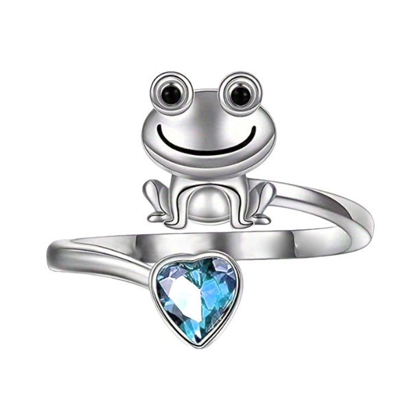 BKBP Frog Ring Fashionable Simple Atmospheric Cute Living Fresh and ...