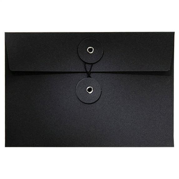 BKBP Heavy-Duty Envelopes, Kraft String Envelope File Folder Project Pockets File Jacket Document Organizer Flat-No Expansion A4 Letter Size
