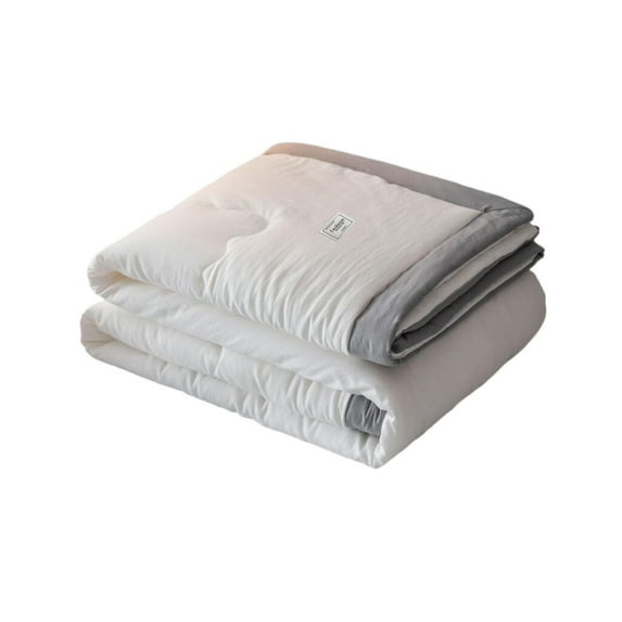 BKBP Lightweight Solid Color Quilt, Soft Summer Comforter for King, Twin, or Full Size Beds, Washable & All-Season Bedspread, Perfect for Home or Travel (2 Size Options)