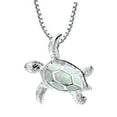thumbnail image 1 of BKBP Opal Sea Turtle Necklace Pendant Necklace Ocean Beach Jewelry Handmade Sea Life Accessory for Women Birthday Gifts Wife Anniversary, 1 of 6
