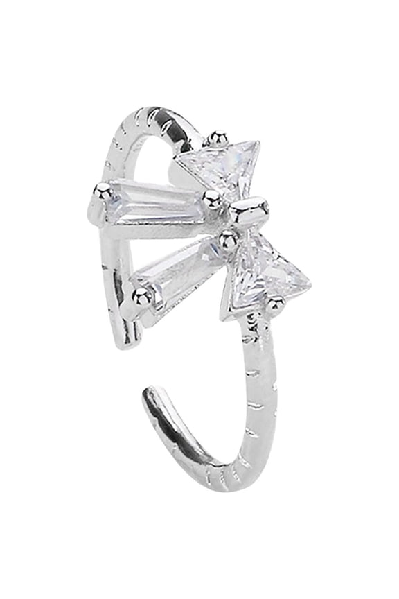 Ring Personality Bow Simple and Delicate Design Suitable for All Occasions Elegant Adjustable Minimalist Thumb Finger Rings Great Gift for Her