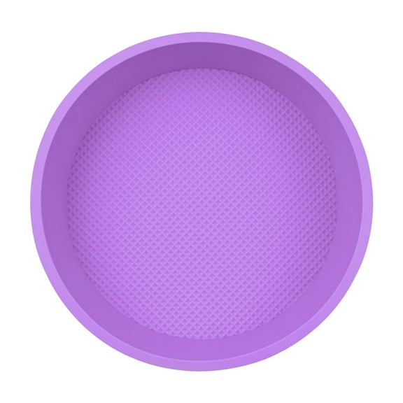 BKBP Silicone Cake Mold, 9 Inch Round Baking Pan Silicone Cake Shaper Mold Nonstick & Quick Release Baking Tray Reusable Cake Pan for Baking Layer Cake Cheese Rainbow Chiffon Cake