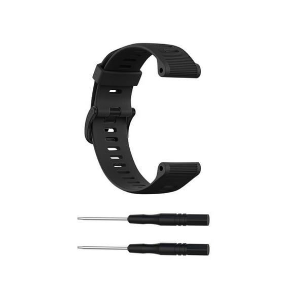 BKBP Watch Strap Silicone Band Replacement Wrist Strap Compitable with Garmin's Forerunner 945/935/Fenix 5/Plus