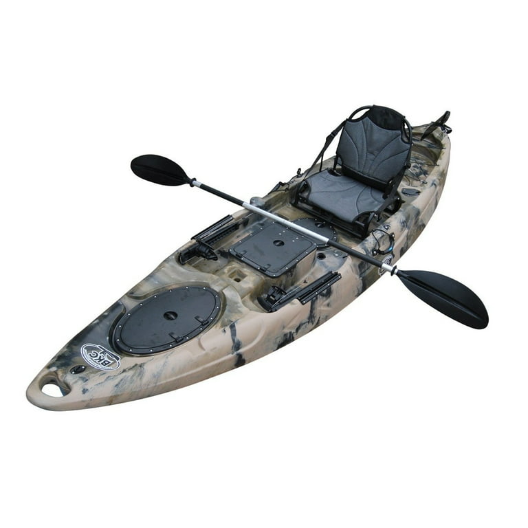 BKC UH-RA220 11.5 foot Angler Sit On Top Fishing Kayak with