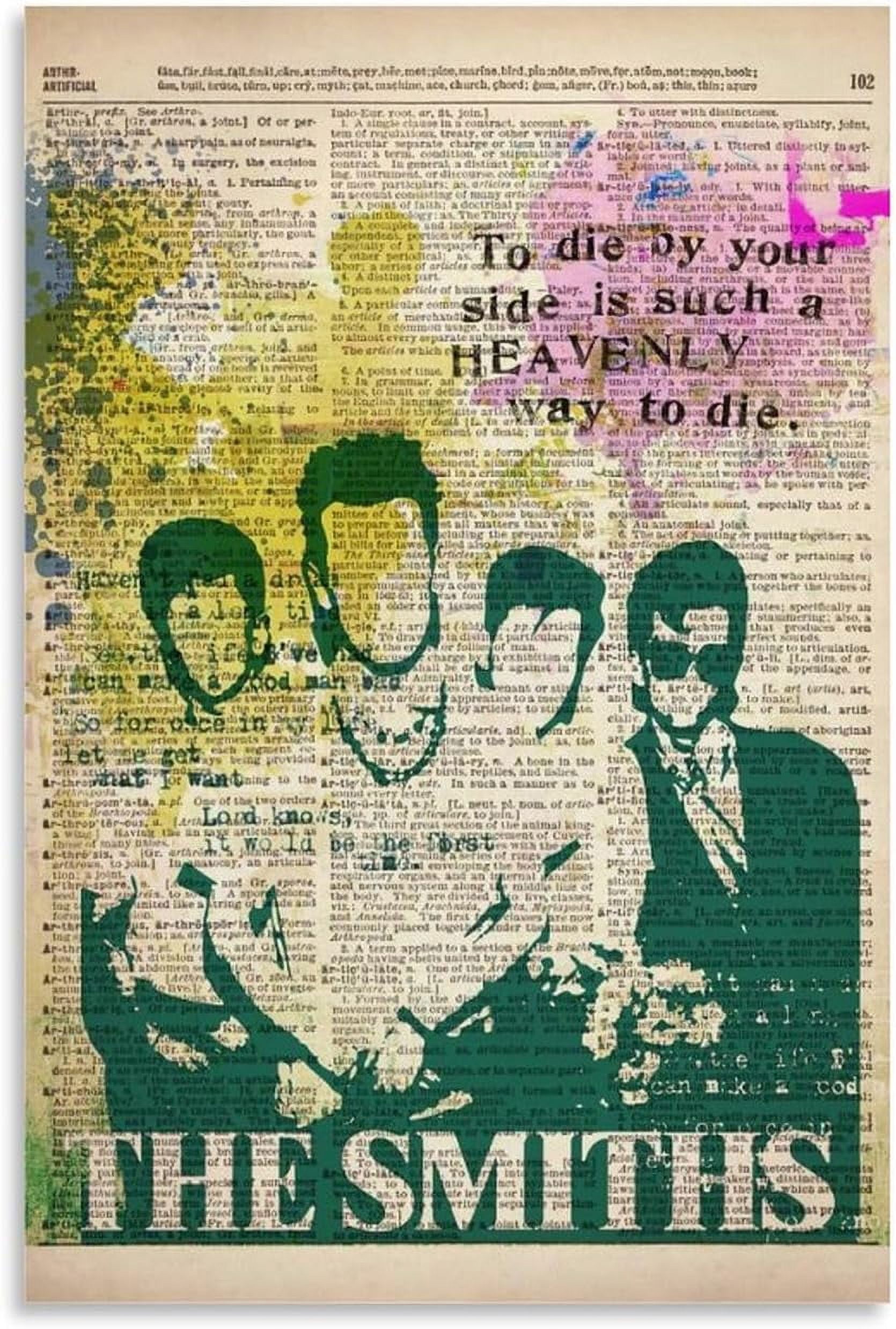 BKDRL The Smiths Band Poster for Room Aesthetic Poster Canvas 90s Wall ...