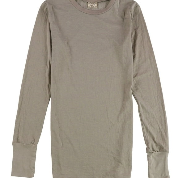 BKE Womens Doodle Basic T-Shirt, Brown, Large